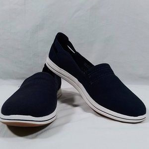 NEW CloudSteppers by Clarks Breeze Step Dark Navy Women's Slip On NEVER WORN